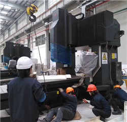 柳工集團（常州）韓國高精加工中心、雙面鏜、機器人等設備搬遷工作